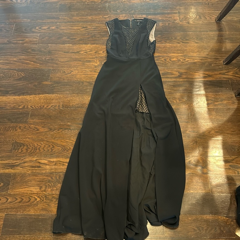 Black long BCBG dress
